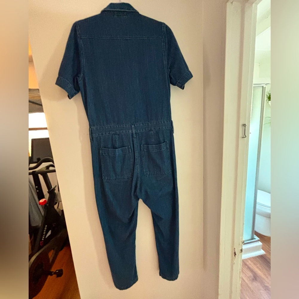 Everlane Short Sleeve Denim Coverall - Picture 7 of 9